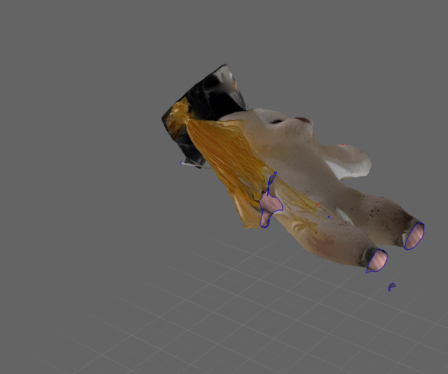 Side view of object in Meshmixer